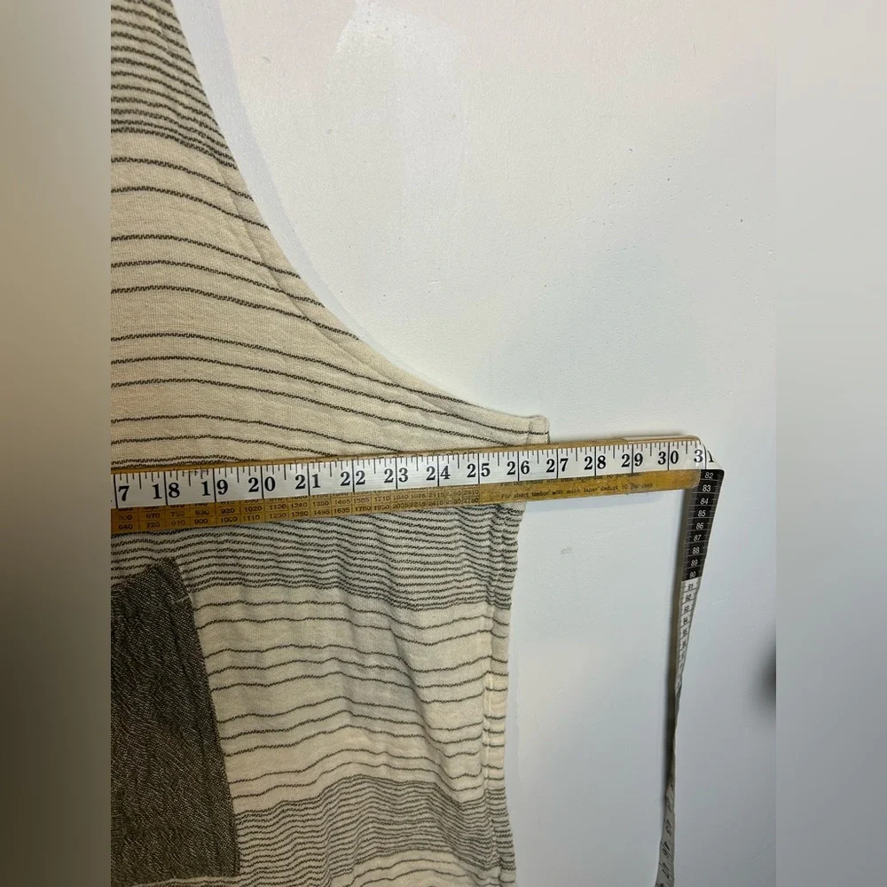 Striped‎ Halter Apron Pocket 100% Cotton Linen Blend Minimalist Backyard grill
